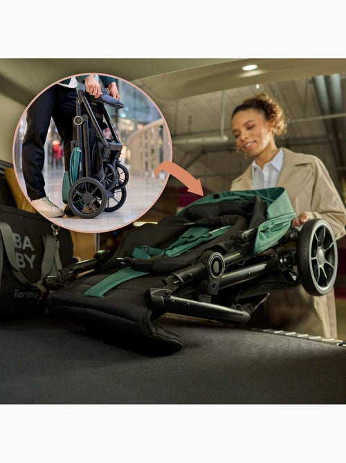 Passeggino LIONELO Mira All-Terrain - Fino a 22 kg - Ampia superficie - Ruote grandi - Kiabi