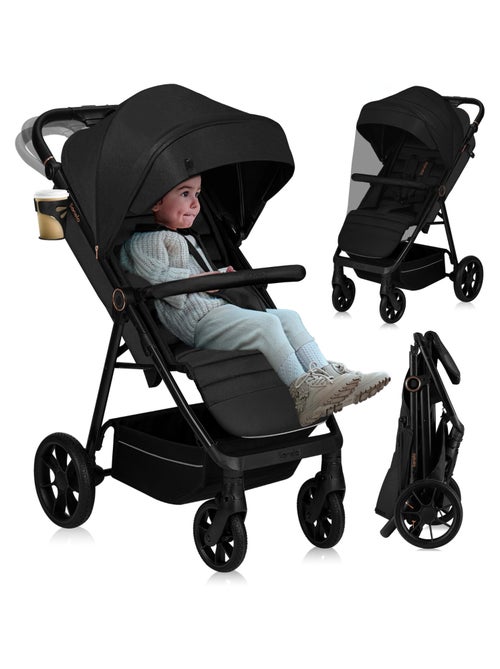 Passeggino LIONELO Mira All-Terrain - Fino a 22 kg - Ampia superficie - Ruote grandi - Kiabi