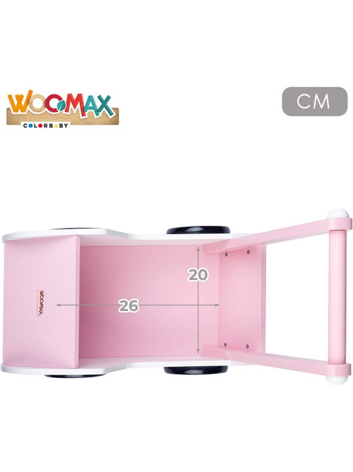 Passeggino per bambole in legno woomax - Kiabi