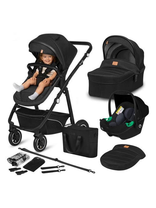 Passeggino trio LIONELO Bianka - Fino a 22 kg - Pacchetto passeggino, navicella, seggiolino auto e a - Kiabi Passeggino trio LIONELO Bianka - Fino a 22 kg - Pacchetto passeggino, navicella, seggiolino auto e a - Kiabi