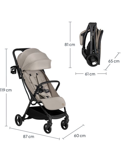 Passeggino ultracompatto LIONELO Agia - Leggero - Fino a 4 anni - Ampio cestino - Chiusura rapida - Kiabi Passeggino ultracompatto LIONELO Agia - Leggero - Fino a 4 anni - Ampio cestino - Chiusura rapida - Kiabi