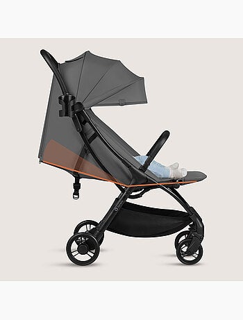 Passeggino ultracompatto LIONELO Agia - Leggero - Fino a 4 anni - Ampio cestino - Chiusura rapida