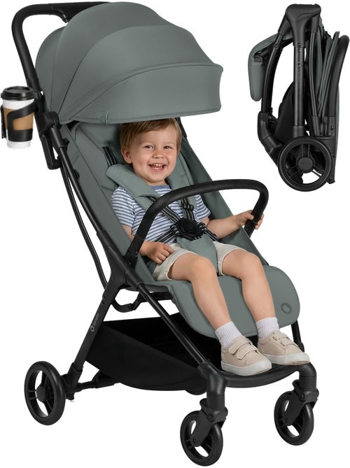 Passeggino ultracompatto LIONELO Agia - Leggero - Fino a 4 anni - Ampio cestino - Chiusura rapida - Kiabi Passeggino ultracompatto LIONELO Agia - Leggero - Fino a 4 anni - Ampio cestino - Chiusura rapida - Kiabi