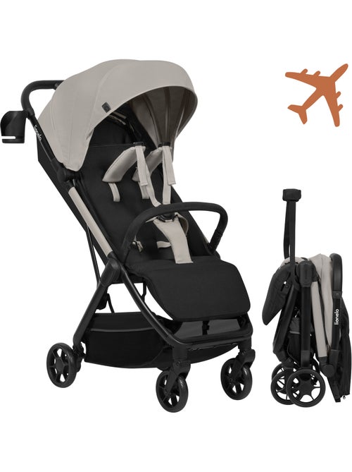 Passeggino ultracompatto LIONELO Julie Air - Compatibile con l'aereo - Leggero - Chiusura rapida - Kiabi