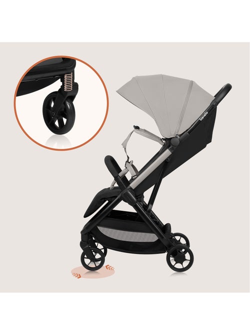 Passeggino ultracompatto LIONELO Julie Air - Compatibile con l'aereo - Leggero - Chiusura rapida - Kiabi