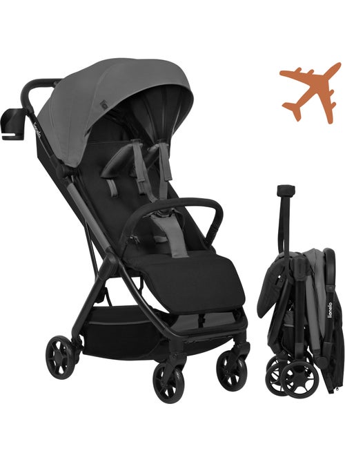 Passeggino ultracompatto LIONELO Julie Air - Compatibile con l'aereo - Leggero - Chiusura rapida - Kiabi