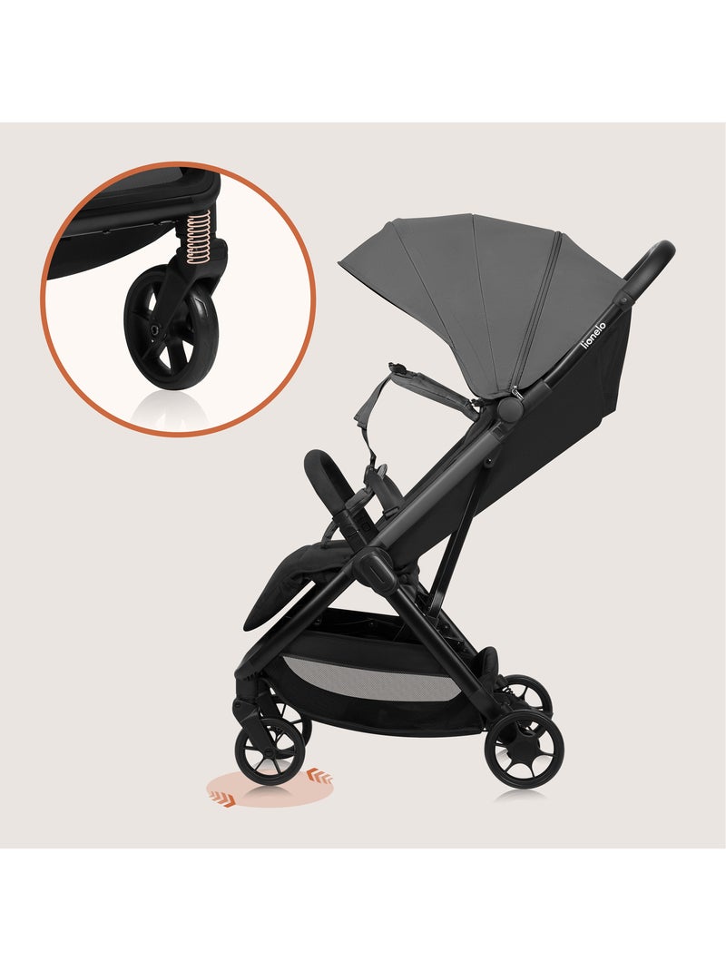 Passeggino ultracompatto LIONELO Julie Air - Compatibile con l'aereo - Leggero - Chiusura rapida Grigio - Kiabi