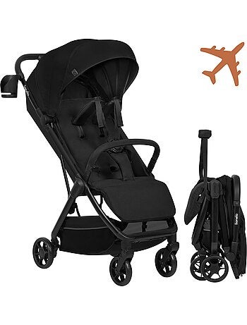 Passeggino ultracompatto LIONELO Julie Air - Compatibile con l'aereo - Leggero - Chiusura rapida