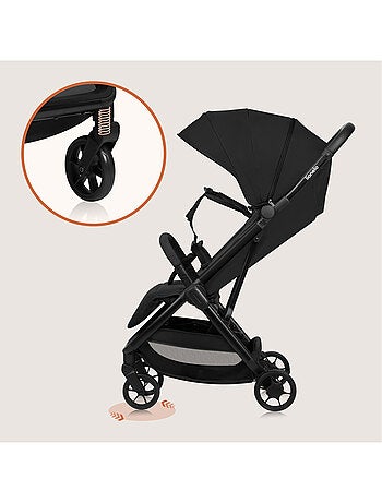 Passeggino ultracompatto LIONELO Julie Air - Compatibile con l'aereo - Leggero - Chiusura rapida