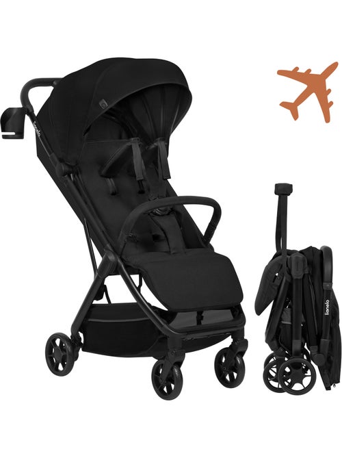 Passeggino ultracompatto LIONELO Julie Air - Compatibile con l'aereo - Leggero - Chiusura rapida - Kiabi