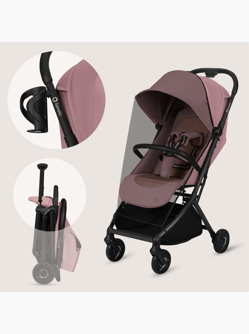 Passeggino ultracompatto LIONELO Sia - Ultraleggero: 5,9 kg - Compatibile con il trasporto aereo Rosa - Kiabi