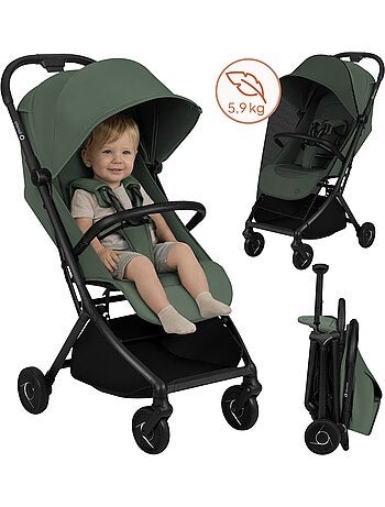 Passeggino ultracompatto LIONELO Sia - Ultraleggero: 5,9 kg - Compatibile con il trasporto aereo