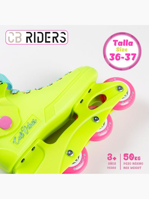 Pattini in linea giallo neon s. 36-37 cb riders - Kiabi