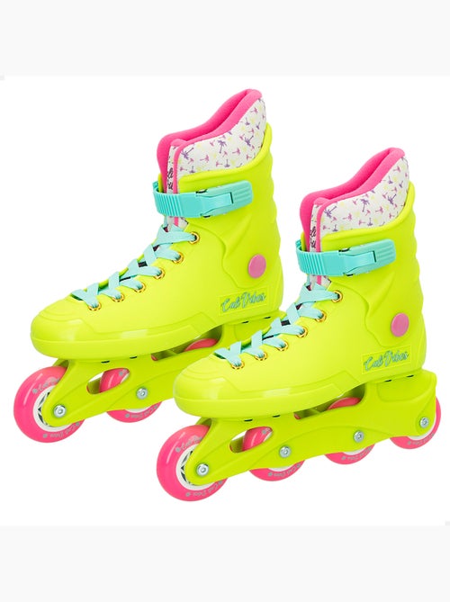Pattini in linea giallo neon taglia 38-39 cb riders - Kiabi