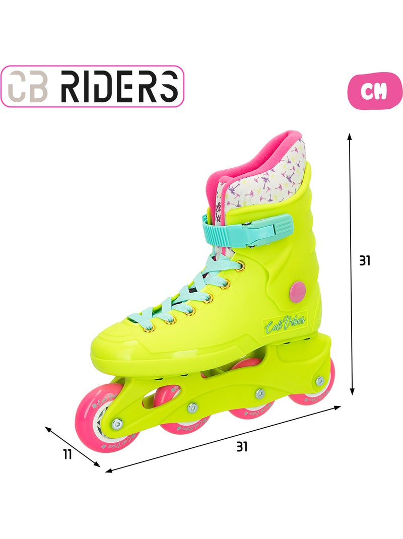 Pattini in linea giallo neon taglia 38-39 cb riders N/D - Kiabi