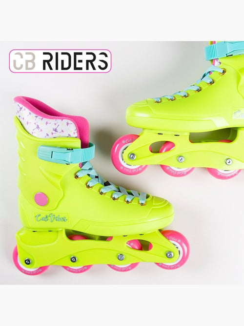 Pattini in linea giallo neon taglia 38-39 cb riders - Kiabi