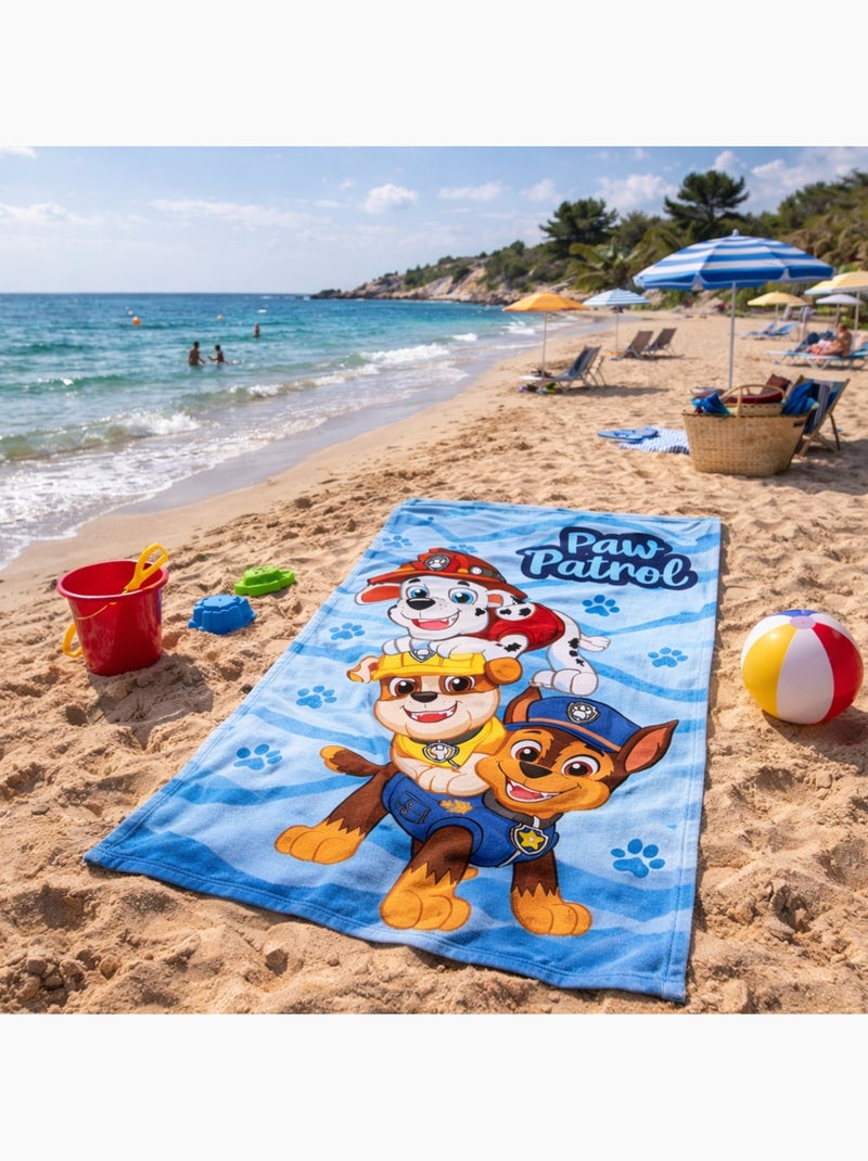 Paw Patrol - Asciugamano in poliestere Blu - Kiabi