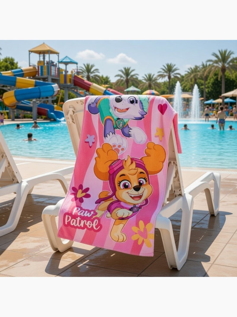Paw Patrol - Asciugamano in poliestere Rosa - Kiabi