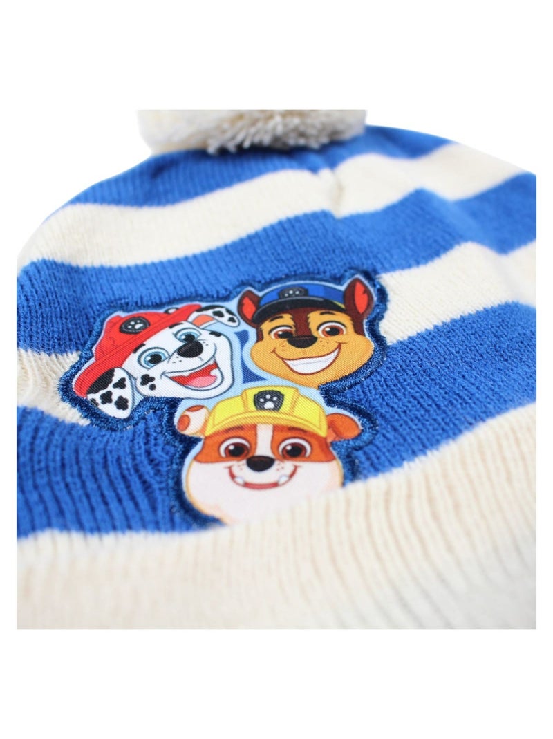 Paw Patrol - Cappello con pon pon bambino Blu - Kiabi