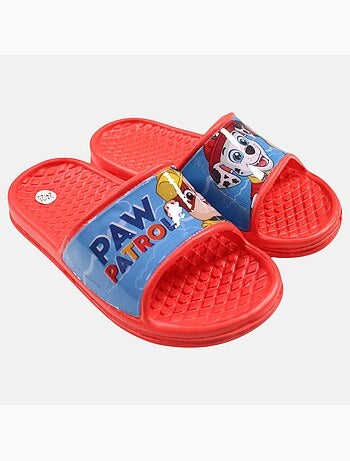 Paw patrol - ciabatte da bagno con cinturino stampato e suola modellata