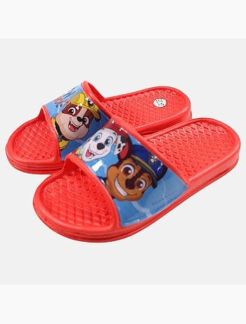 Paw patrol - ciabatte da bagno con cinturino stampato e suola modellata