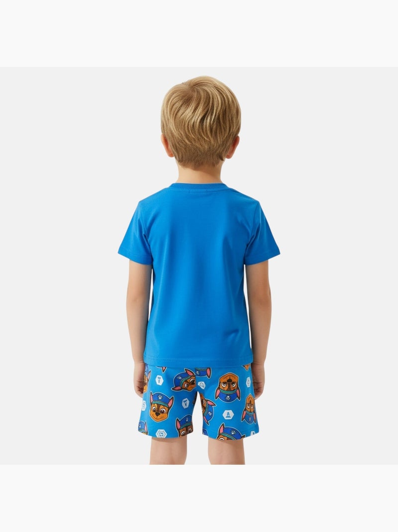 Paw Patrol - Completo bambino maglietta e pantaloncino Blu marino - Kiabi