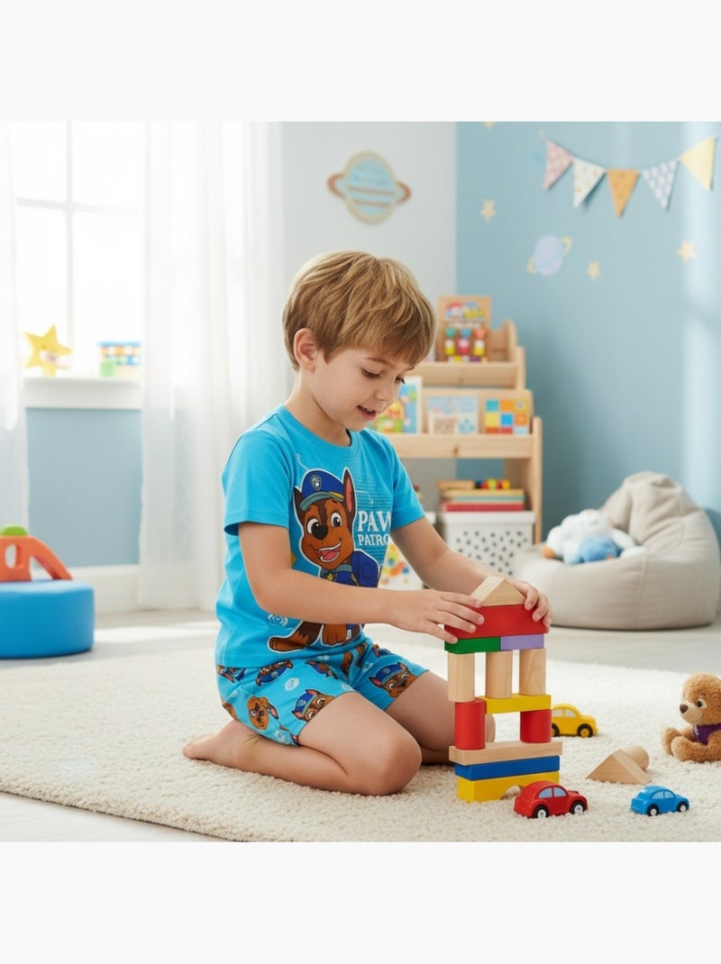 Paw Patrol - Completo bambino maglietta e pantaloncino Blu - Kiabi