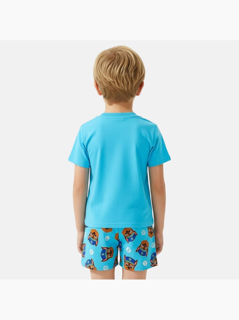 Paw Patrol - Completo bambino maglietta e pantaloncino Blu - Kiabi