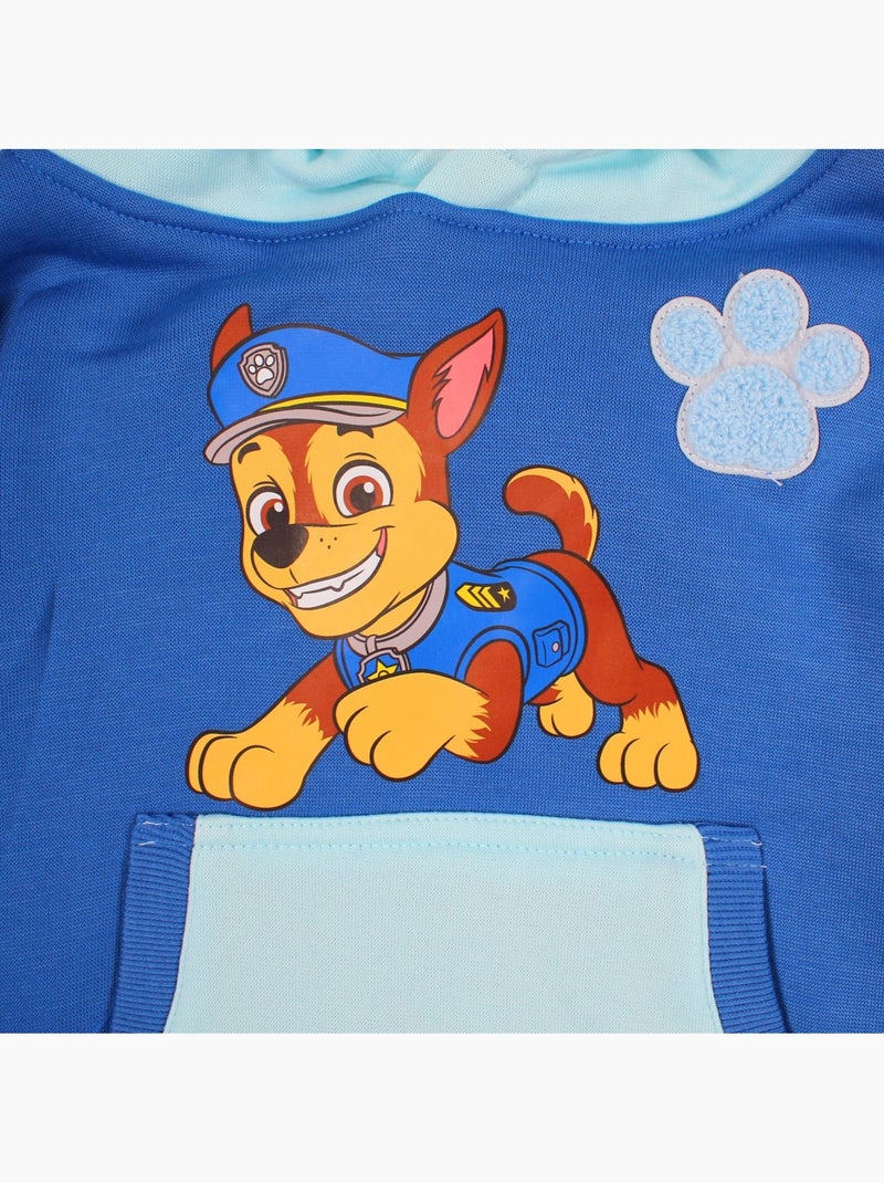 Paw patrol - completo felpa con cappuccio e pantalone  bambino Blu - Kiabi