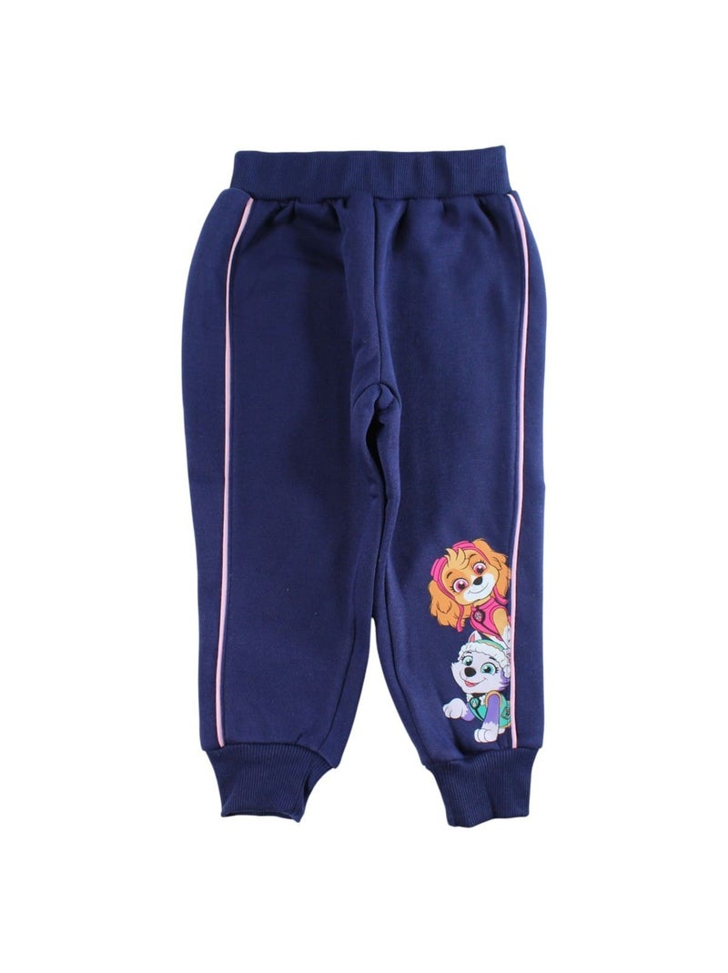Paw Patrol - Completo giacca con cappuccio e pantaloni tuta bambina Blu marino - Kiabi