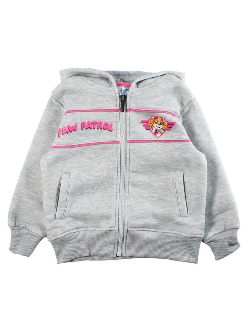Paw Patrol - Completo giacca con cappuccio e pantaloni tuta bambina Grigio - Kiabi