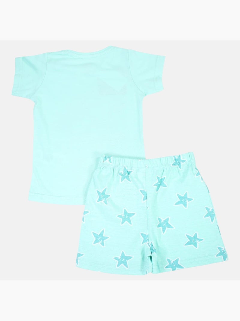 Paw Patrol - Completo maglietta e short bambina Blu - Kiabi