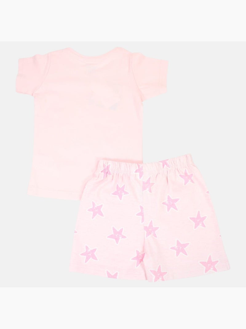 Paw Patrol - Completo maglietta e short bambina Rosa - Kiabi