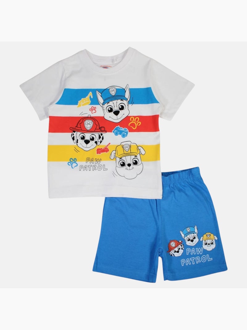 Paw Patrol - Completo maglietta e short bambino Blu - Kiabi