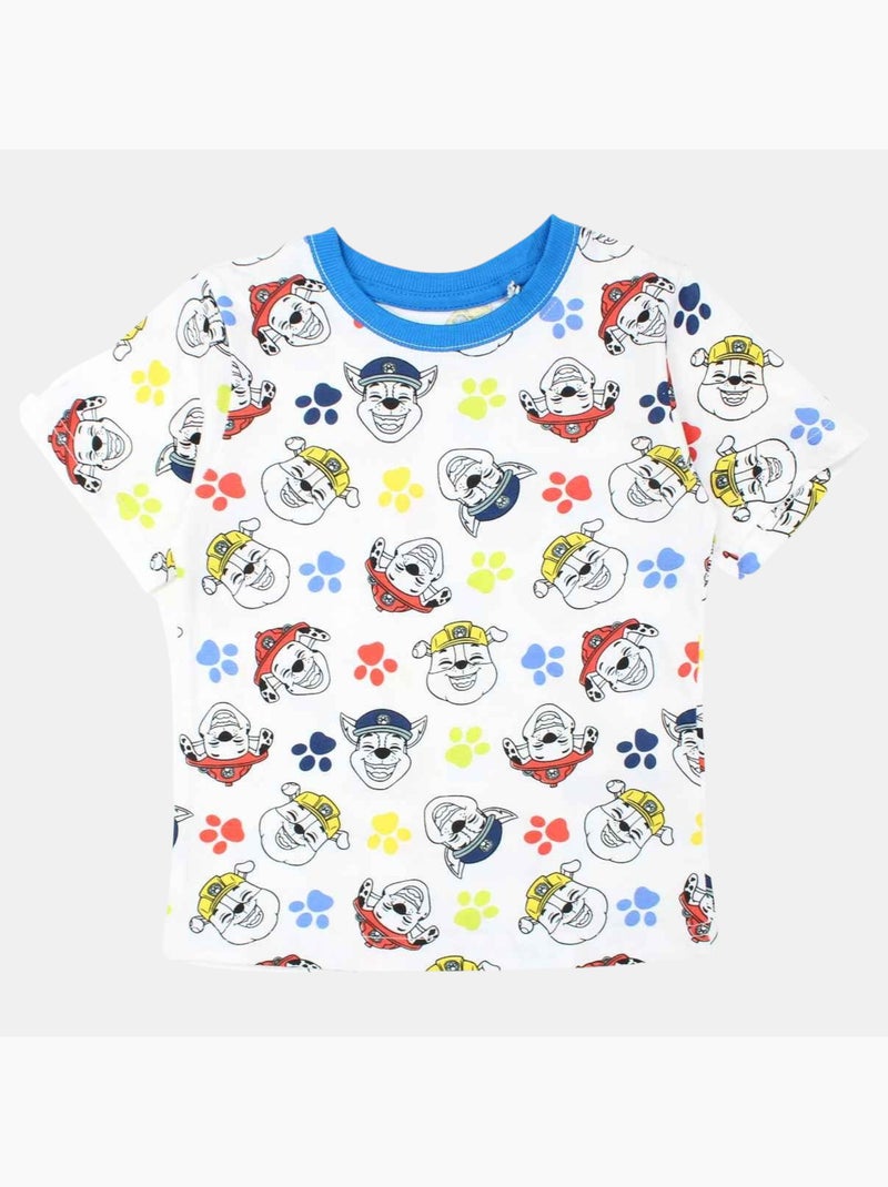 Paw Patrol - Completo maglietta e short Blu - Kiabi