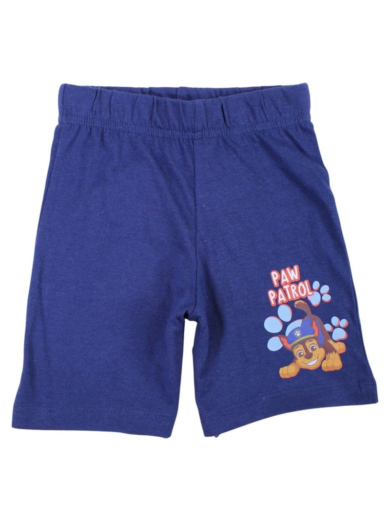Paw Patrol - Completo maglietta e short Blu marino - Kiabi
