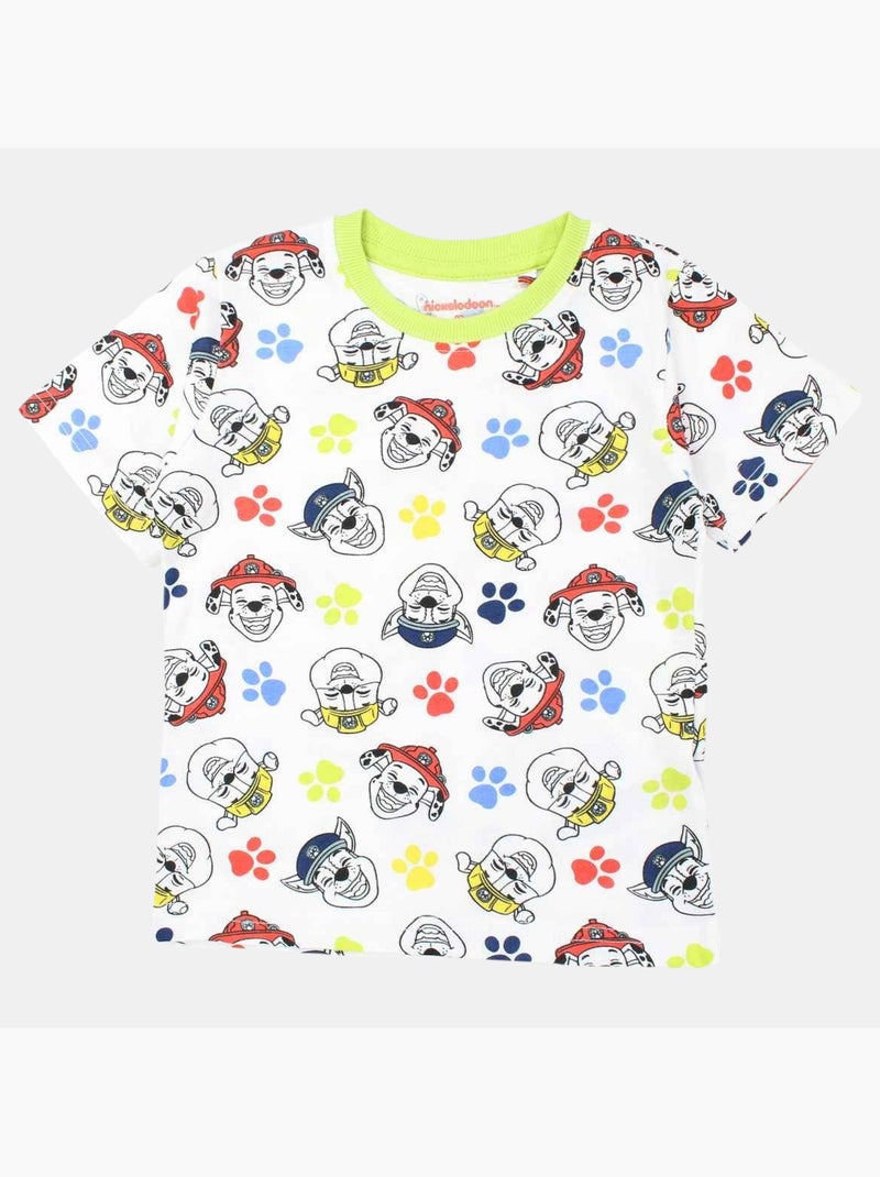 Paw Patrol - Completo maglietta e short Verde - Kiabi