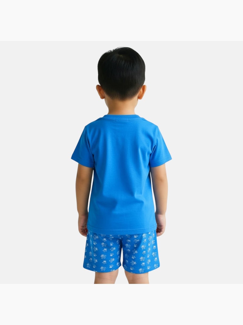 Paw Patrol - Completo t shirt e shorts bambino Blu - Kiabi