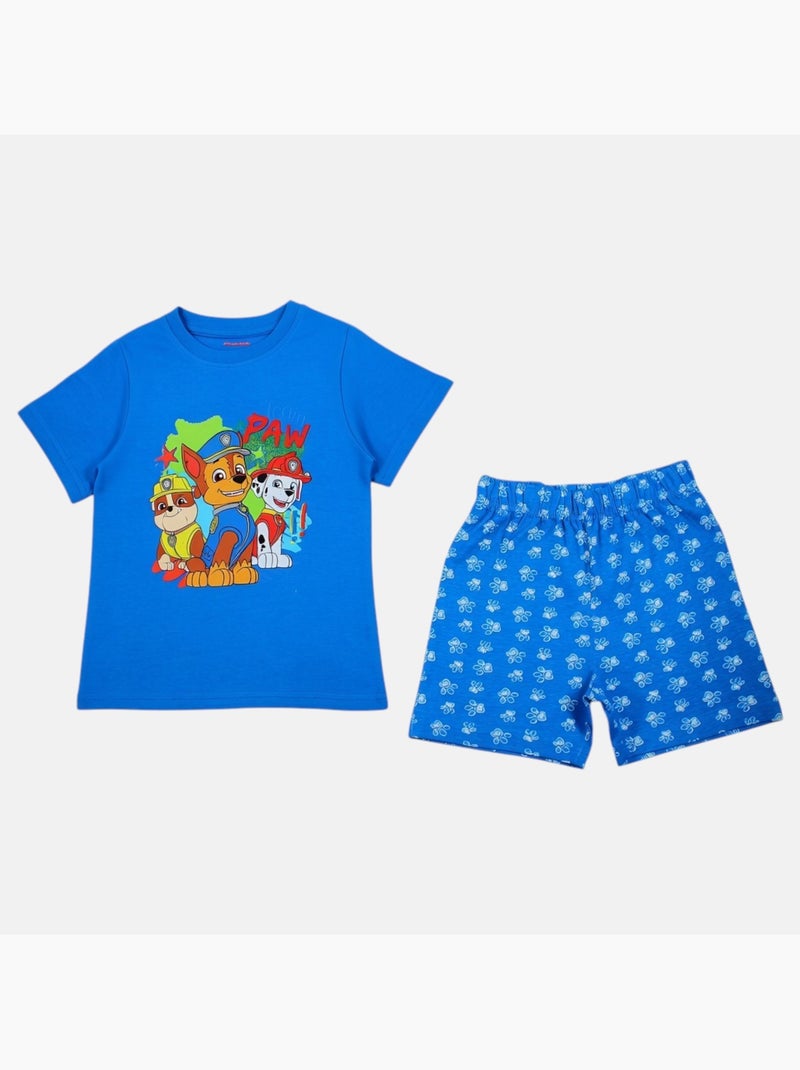Paw Patrol - Completo t shirt e shorts bambino Blu - Kiabi