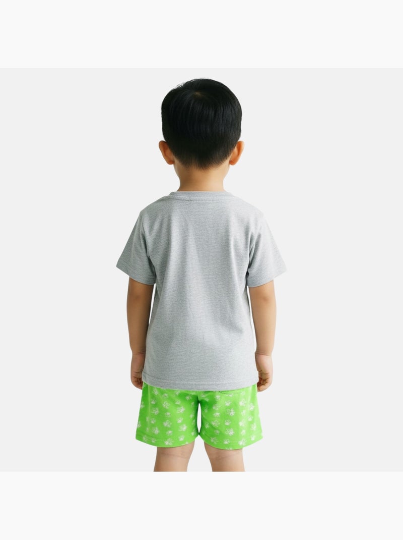 Paw Patrol - Completo t shirt e shorts bambino Grigio - Kiabi