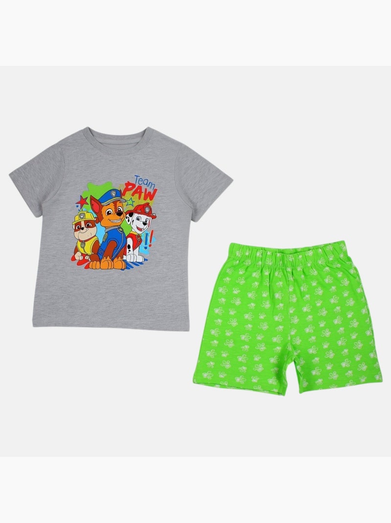 Paw Patrol - Completo t shirt e shorts bambino Grigio - Kiabi