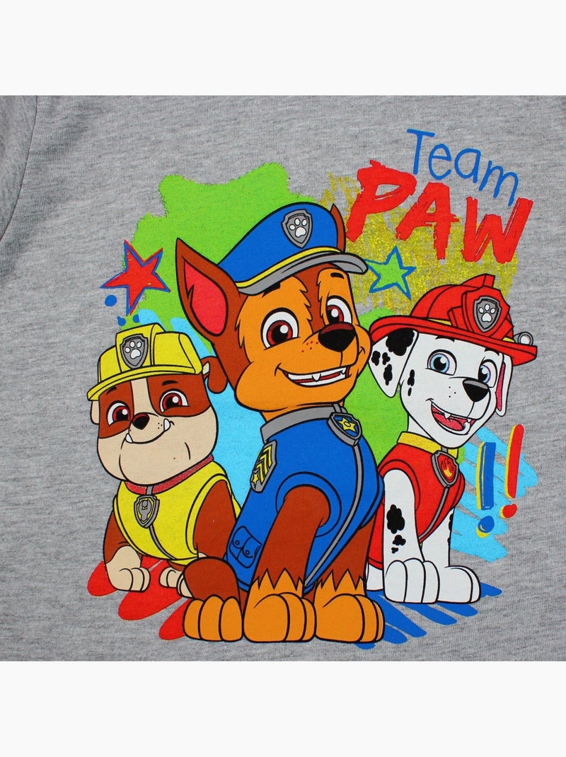 Paw Patrol - Completo t shirt e shorts bambino Grigio - Kiabi