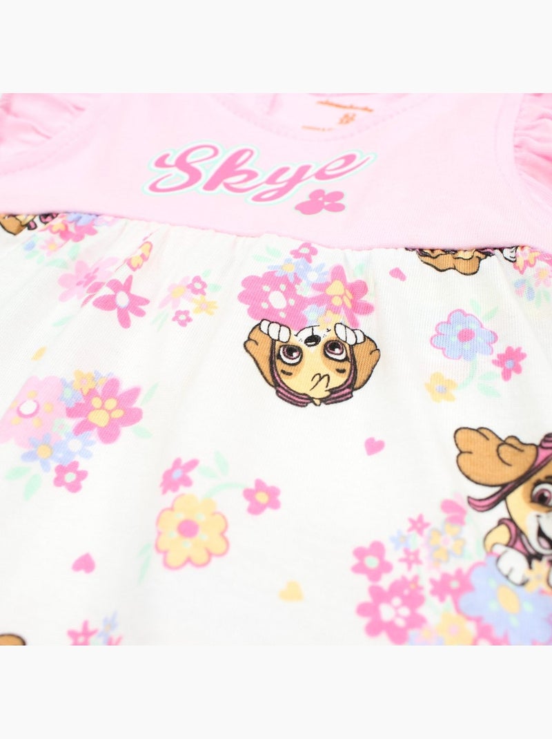 Paw Patrol - Completo t-shirt e shorts bebè Rosa - Kiabi