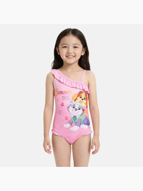 Paw patrol - costume da bagno intero stampato con volant - Kiabi Paw patrol - costume da bagno intero stampato con volant - Kiabi