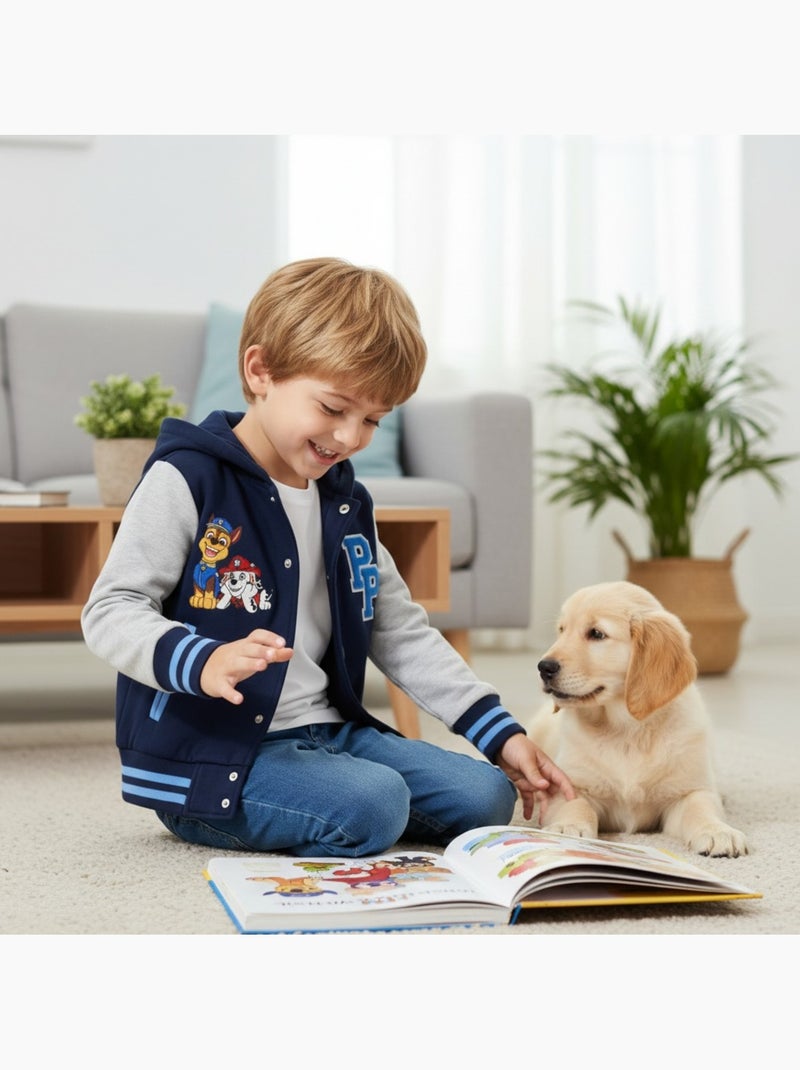 Paw Patrol - Felpa con cappuccio da bambino Blu marino - Kiabi