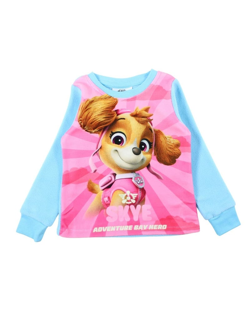 Paw Patrol - Pigiama in pile da bambina Blu - Kiabi