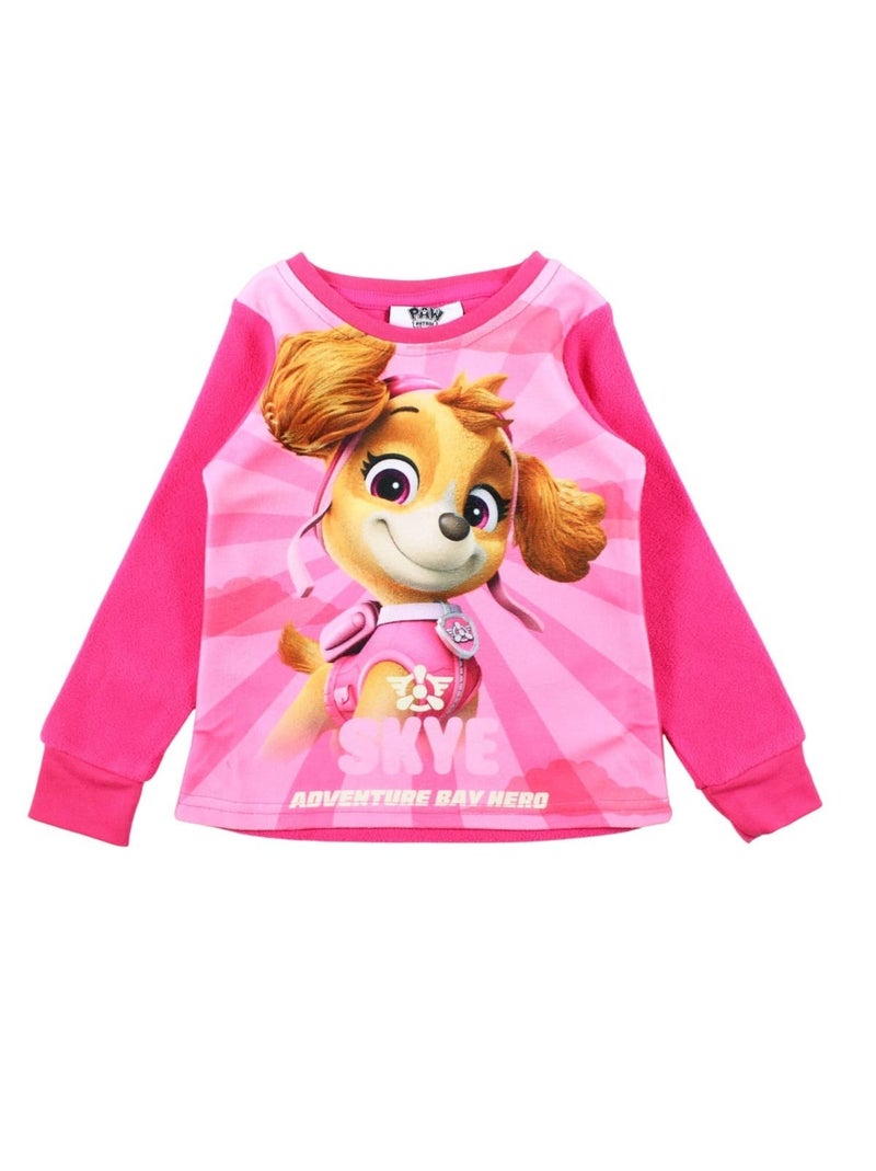 Paw Patrol - Pigiama in pile da bambina Rosa - Kiabi