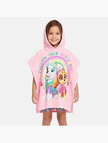 Paw Patrol - Poncho da bagno bambina