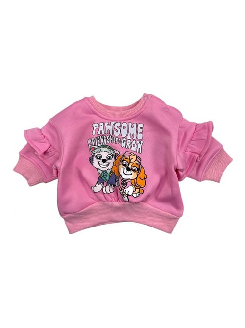 Paw patrol - set composto da felpa e pantaloni stampati con volant - Kiabi