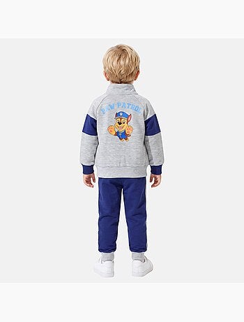 Paw patrol - set composto da giacca con zip e collo alto e pantaloni da jogging